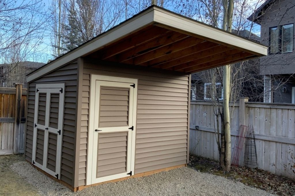 Stunning Backyard Shed In the Calgary Area